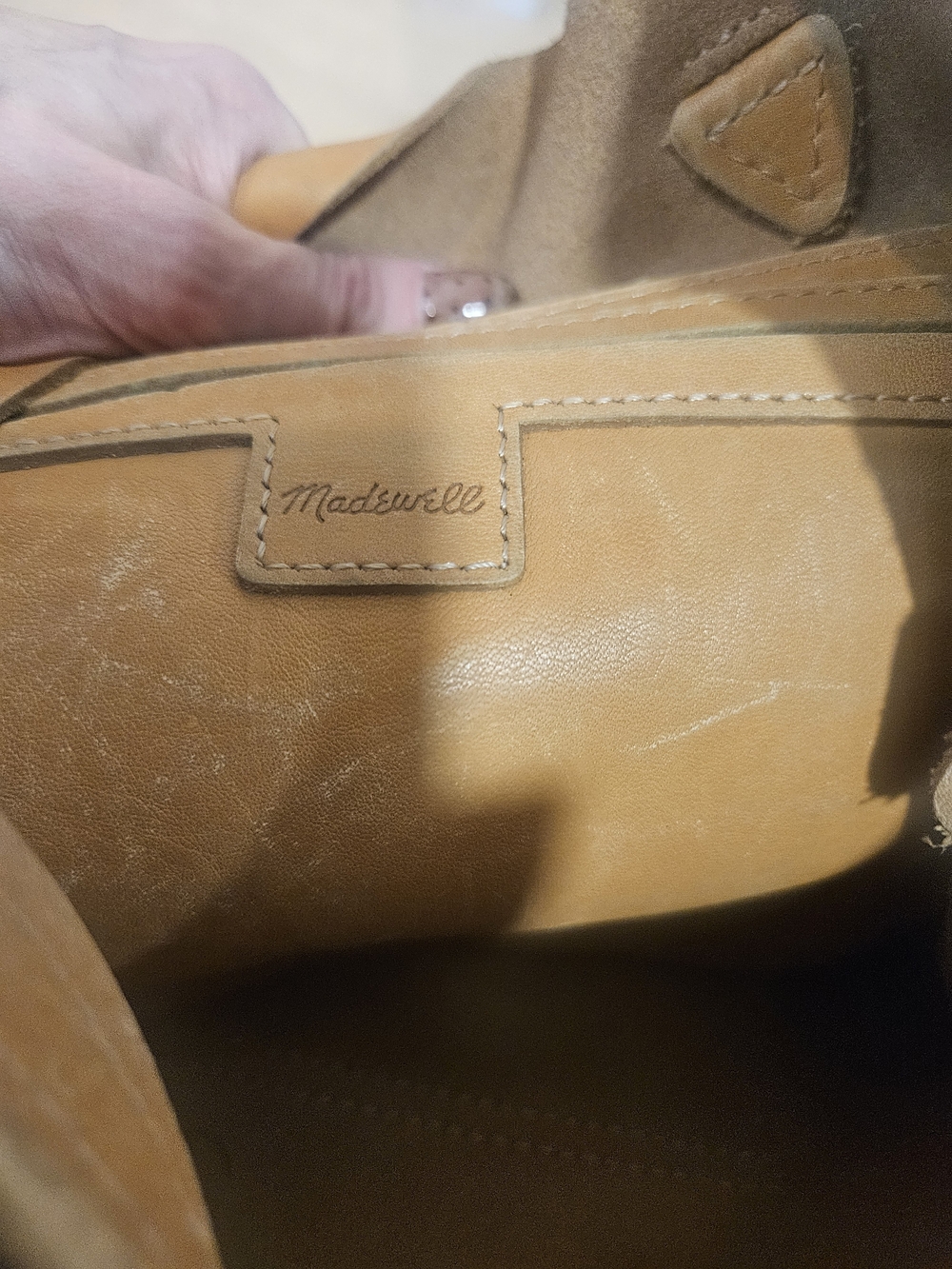 Madewell Brisbane Tote Tan Leather - Picture 8 of 8